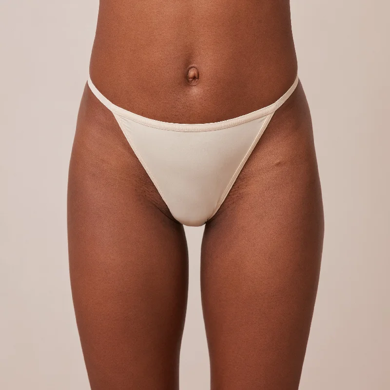Women's panties for sports with quick-dry technology-Your Everyday Briefs - Latte