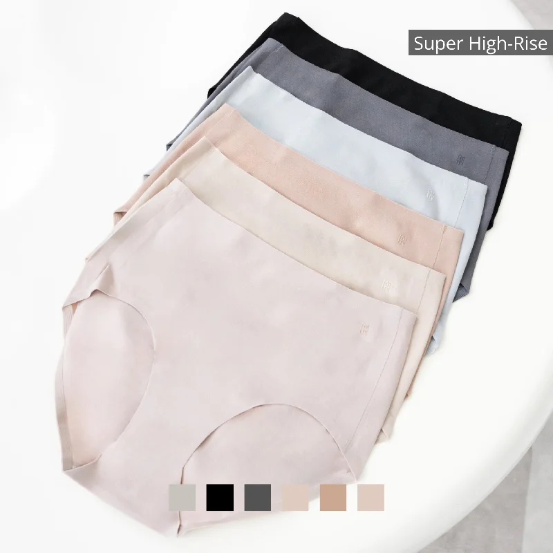 Comfortable and soft cotton panties for daily wear-air-ee Cotton Super High-Rise Seamless Cheekies (Machine Wash Edition) Comfortable and soft cotton panties for daily wear-air-ee Cotton Super High-Rise Seamless Cheekies (Machine Wash Edition)