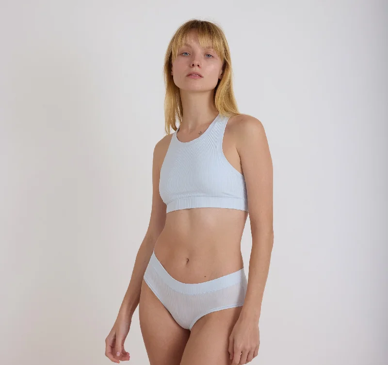 Women's panties with no-show lace for invisible fit-Algae Life Naked Rib Hipster