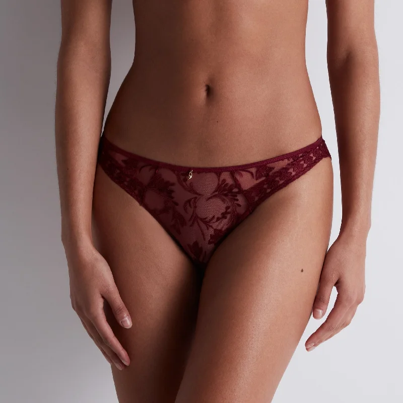 Women's panties with mesh and lace for a chic design-Aubade Magnetic Spell Luxury Briefs