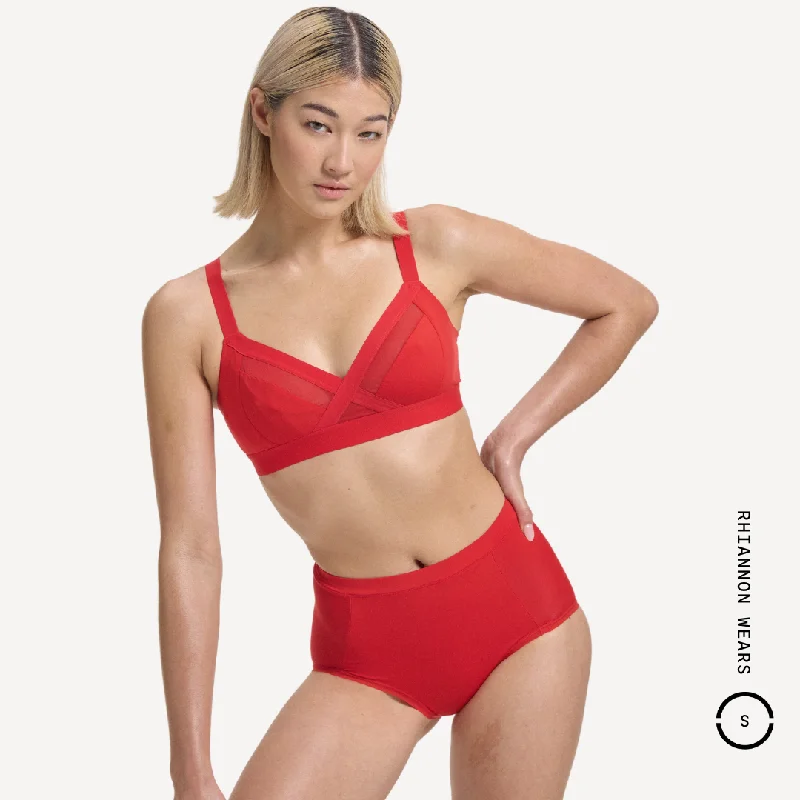 Women's panties with satin finish for a luxurious feel-Bio High Waist Brief