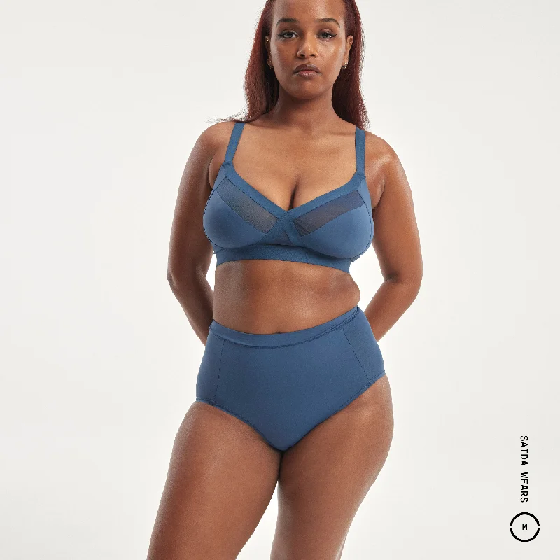 Women's panties with smooth waistband for no-show fit-Bio High Waist Brief