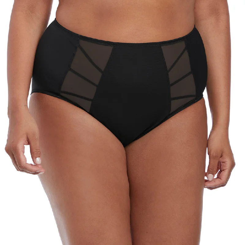 Women's panties for all-day wear with stretch fabric-Sachi Full Brief Panty Black