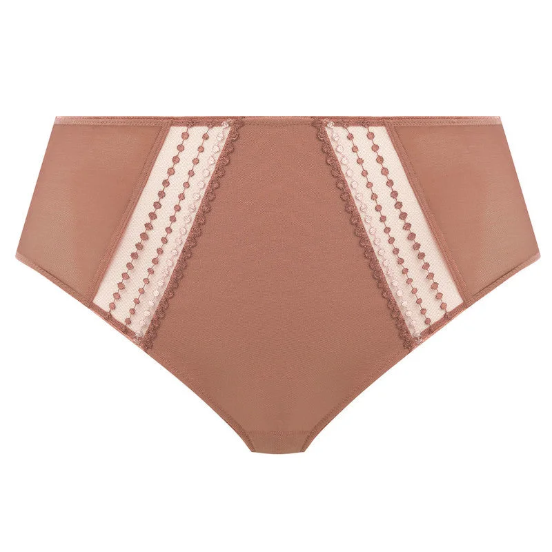 Women's panties with cooling fabric for warm weather-Matilda Brief Clove Brown - Elomi