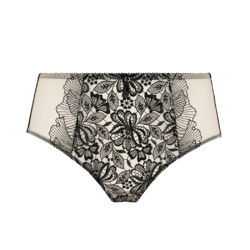 Women's panties with high rise fit-Empreinte Agathe Full Brief