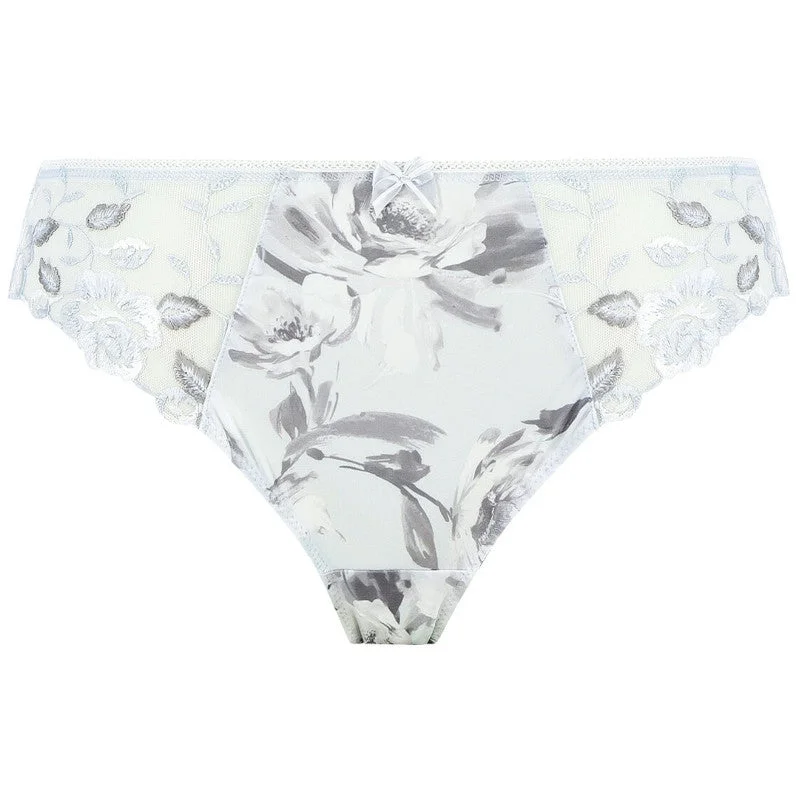 Women's panties for sensitive skin comfort-Caroline Brief Pant Mint Floral Print - Fantasie Women's panties for sensitive skin comfort-Caroline Brief Pant Mint Floral Print - Fantasie