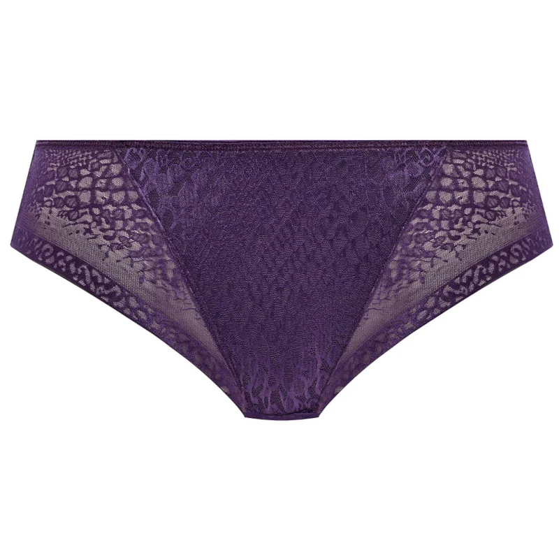 Women's breathable panties for exercise-Envisage Brief Purple Velvet - Fantasie
