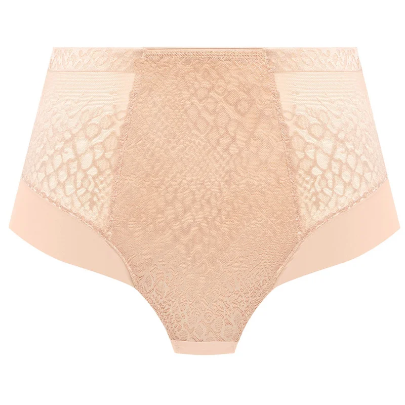 Women's panties for summer and hot weather wear-Envisage High Waist Brief Nude - Fantasie