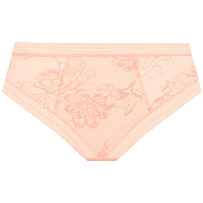 Women's panties for maternity and postpartum wear-Fusion Lace Brief Underwear Blush Pink - Fantasie