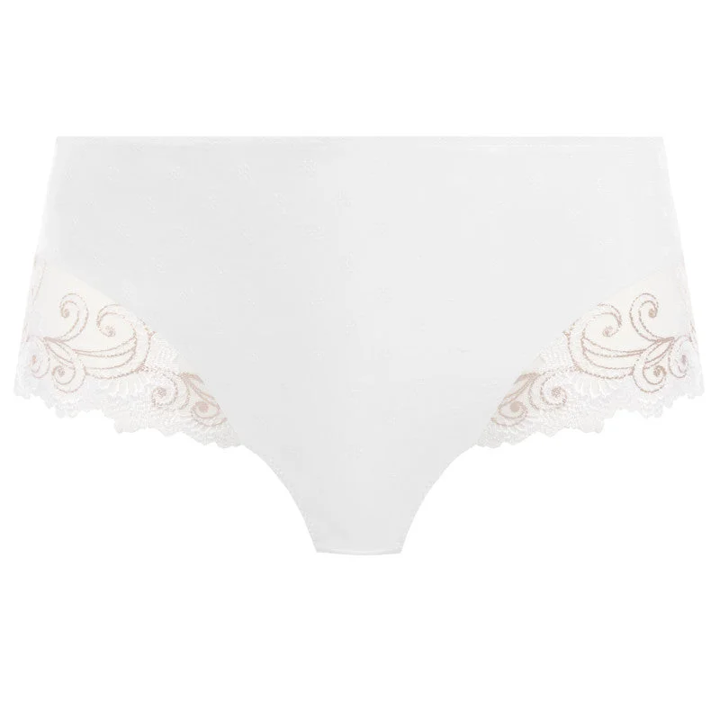 Women's panties with smooth fabric for no-show lines-Jocelyn Full Brief Panty White - Fantasie