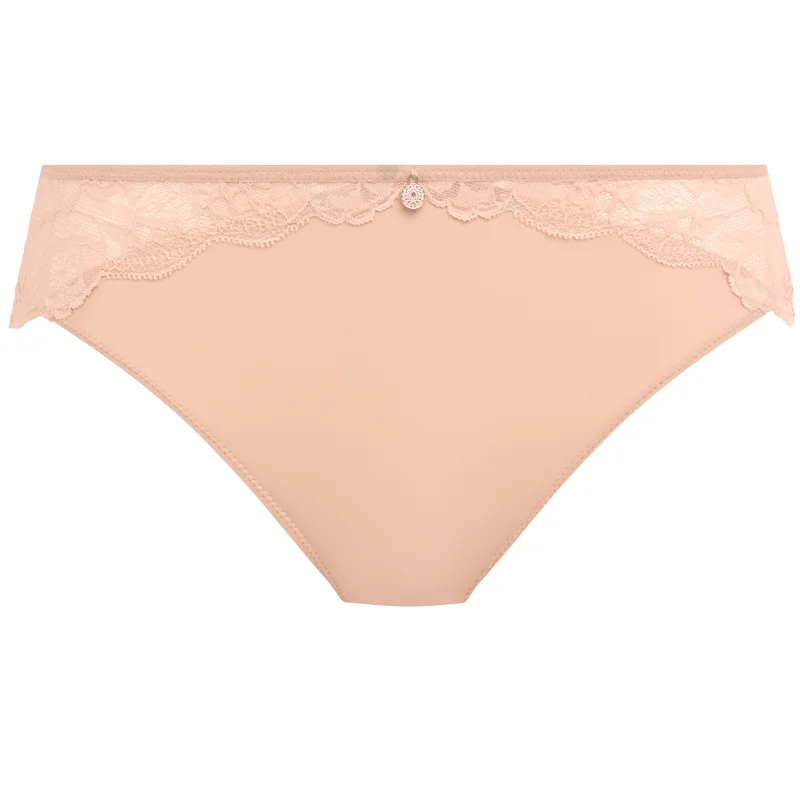 Women's panties with side lace detailing for a chic touch-Reflect Brief Panty Nude - Fantasie