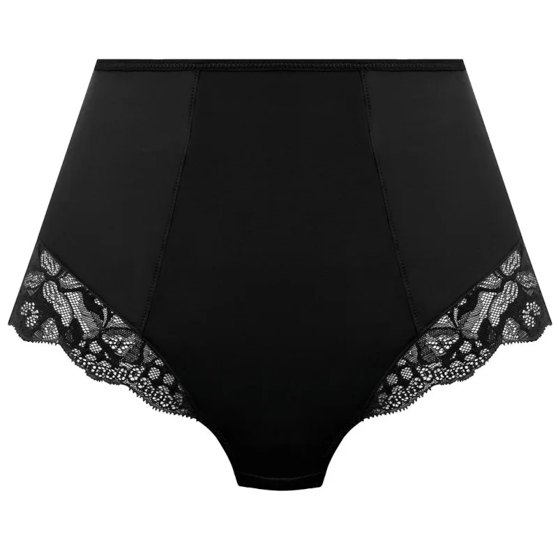 Women's panties for extra shaping and smoothing-Reflect High Waist Brief Black - Fantasie