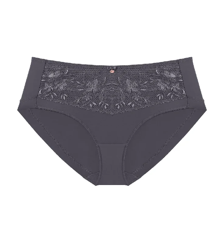 Women's panties with smooth elastic waistband-Florale Slimming Beauty Hipster