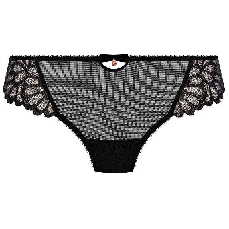Women's panties with adjustable waistband-Loveland Brief Bombshell Black - Freya