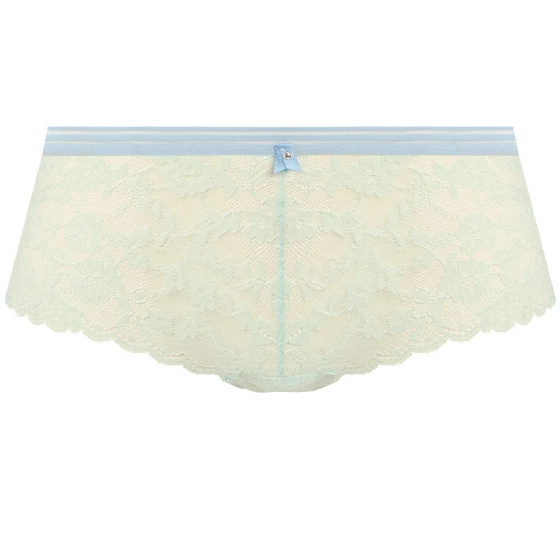 Women's panties for modest undergarments-Offbeat Short Pure Water Blue - Freya