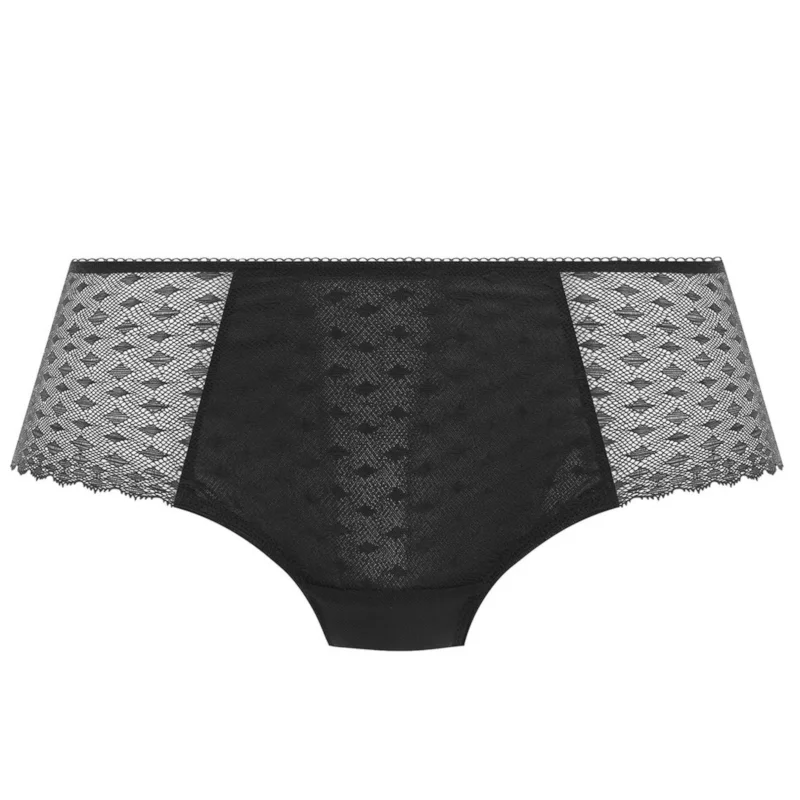 Women's panties for lightweight and breathable wear-Signature Short Black - Freya