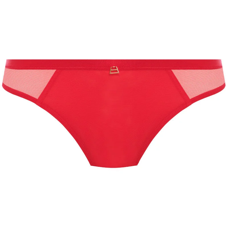 Women's panties with stylish side straps for added detail-Snapshot Thong Chilli Red - Freya