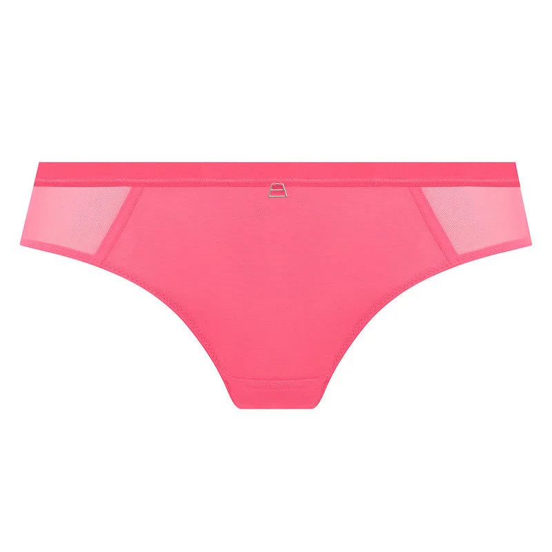 Women's panties with a no-show design for tight outfits-Snapshot Thong Pink - Freya