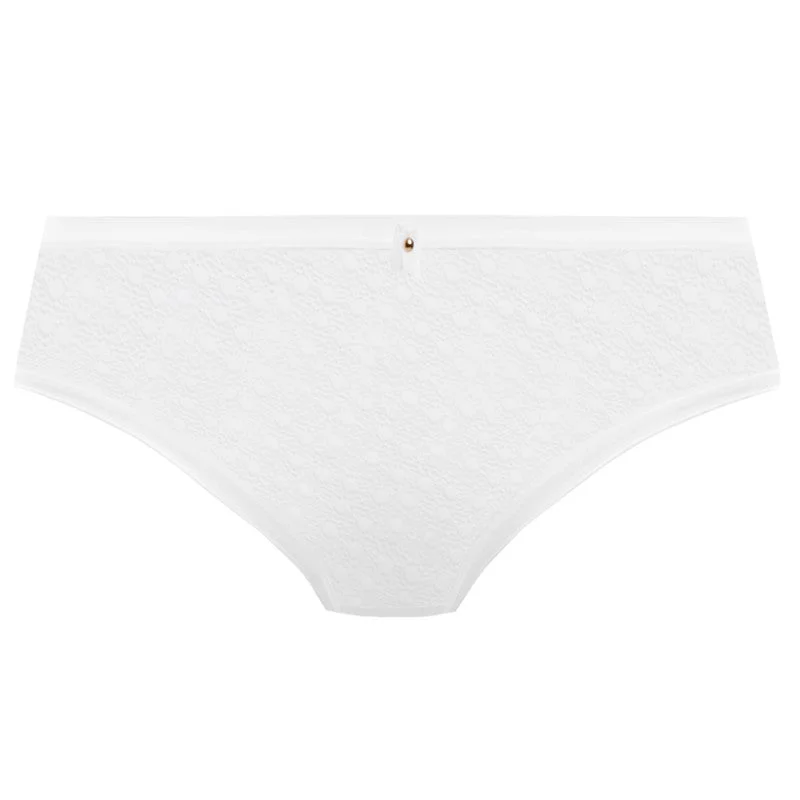 Women's panties with seamless construction for no-show lines-Starlight White Short - Freya