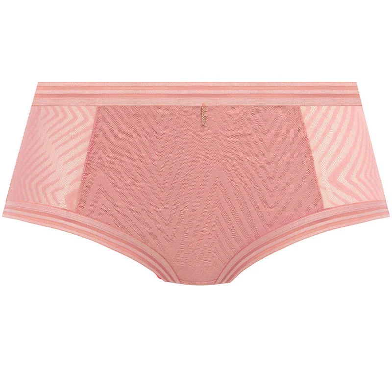 Women's panties with no-show design-Tailored Short Ash Rose Pink - Freya