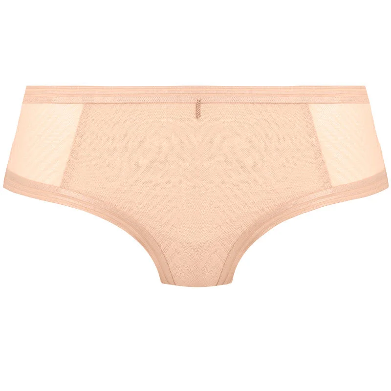 Comfortable women's panties for relaxation-Tailored Short Natural Beige Nude - Freya