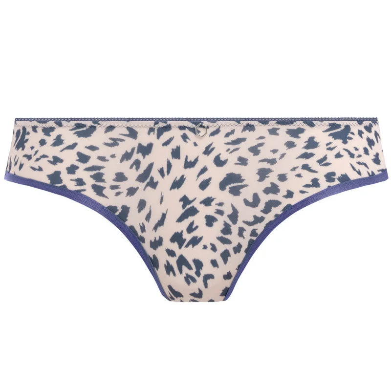 Women's panties for lounging with extra softness-Wild Side Brazilian Brief Leopard Print - Freya