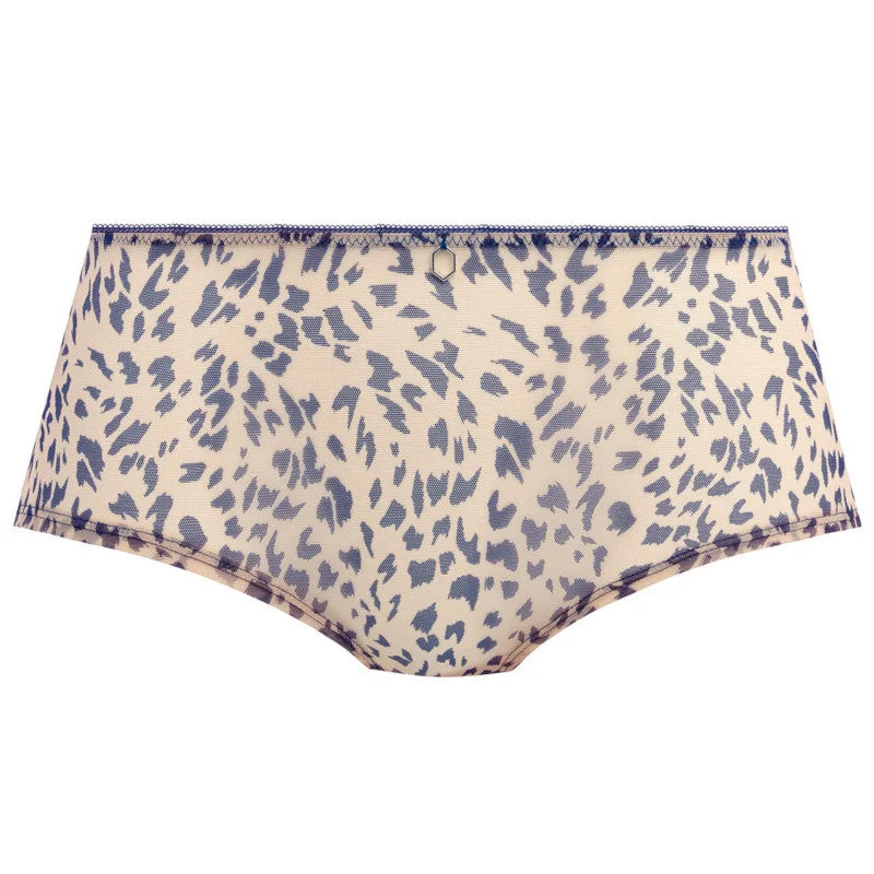 Women's panties with low-rise waist for modern style-Wild Side Short Leopard Print - Freya