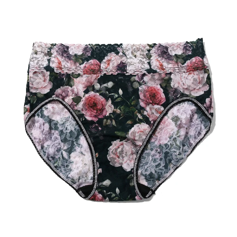 Women's panties for pregnancy comfort-Hanky Panky Printed French Full Brief