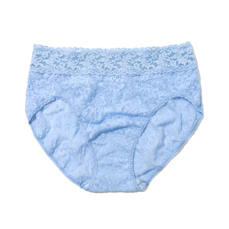 Women's panties for modest coverage-Hanky Panky Signature Lace French Full Brief