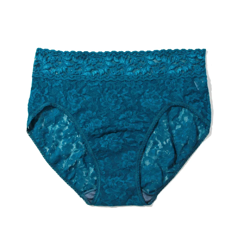 Women's panties for sleeping comfort-Hanky Panky Signature Lace French Full Brief