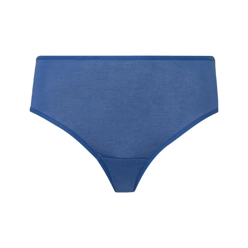Women's panties with delicate lace accents for elegance-Hanro Moments Cotton Brief