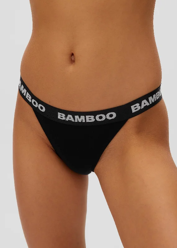 Women's panties with soft waistband for a flexible fit-High G-String