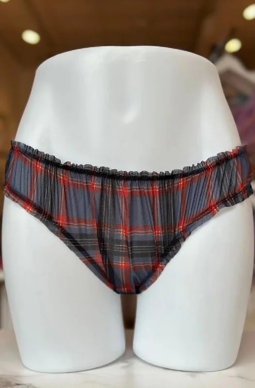 Women's panties with cooling mesh for breathability-Lake District Pearl Thong