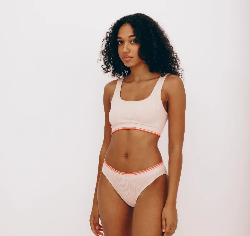 Women's panties with stretchy waistband for better fit-Luxe Touch Hi-Leg Briefs