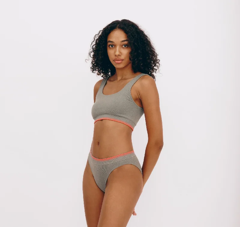Women's panties with lace sides for a feminine touch-Luxe Touch Hi-Leg Briefs