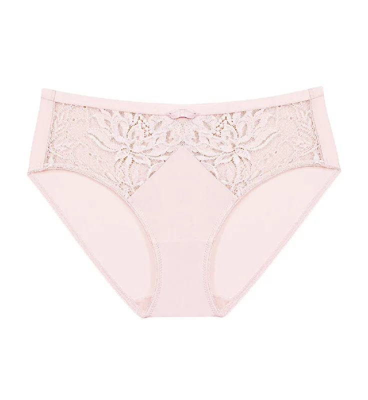 Women's panties with elastic side bands for comfort-NATURAL ELEGANCE PURE HIPSTER