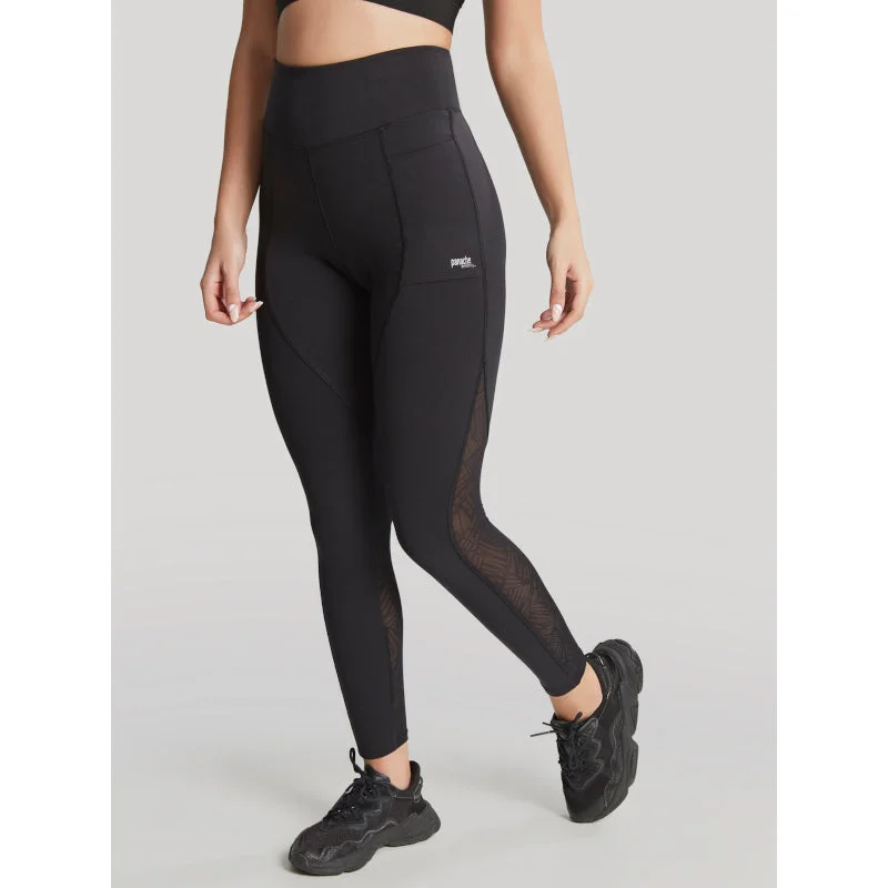 Women's panties with a satin finish for elegance-High Waist Exercise Leggings Black - Panache Sport
