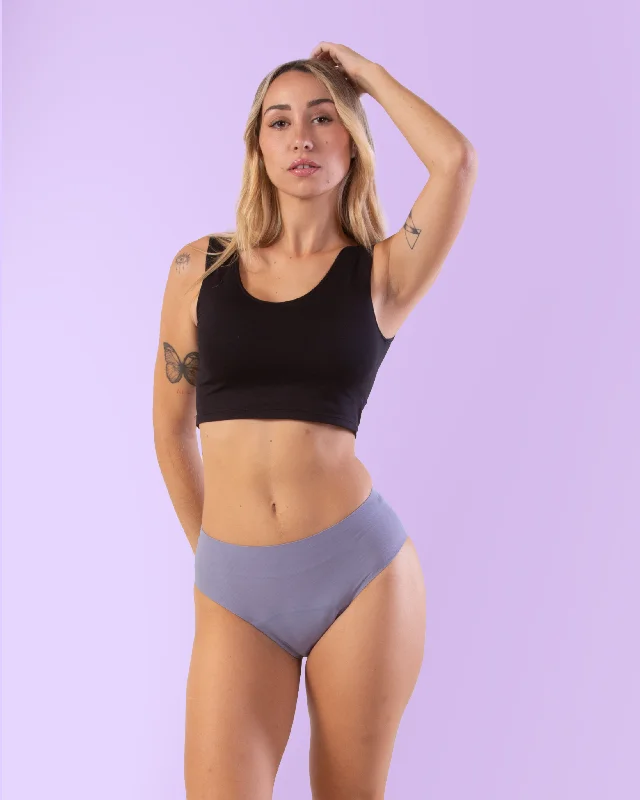 Women's panties with full coverage for extra comfort-Period Panties | Seamless High Waist | Lavender Women's panties with full coverage for extra comfort-Period Panties | Seamless High Waist | Lavender