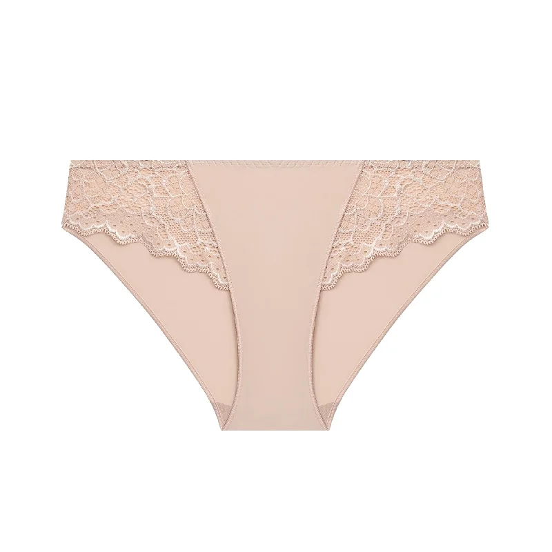 Women's panties with side lace details-Simone Pérèle Caresse Bikini