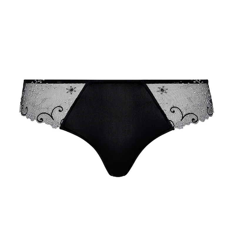 Women's panties for evening wear with elegant lace-Simone Pérèle Delice Thong