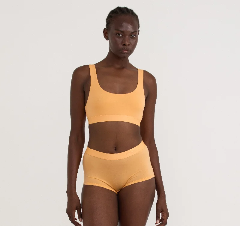 Stretchy panties for flexible fit-Soft Touch Scoop Neck Bralette