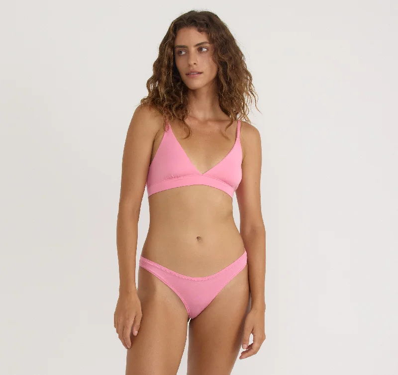 Lace-back panties for special occasions-Soft Touch Veil Triangle Bralette