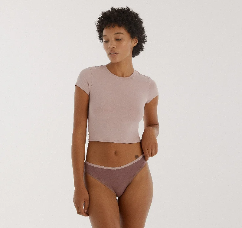 Comfortable cotton panties for daily wear-Core High-Leg Briefs