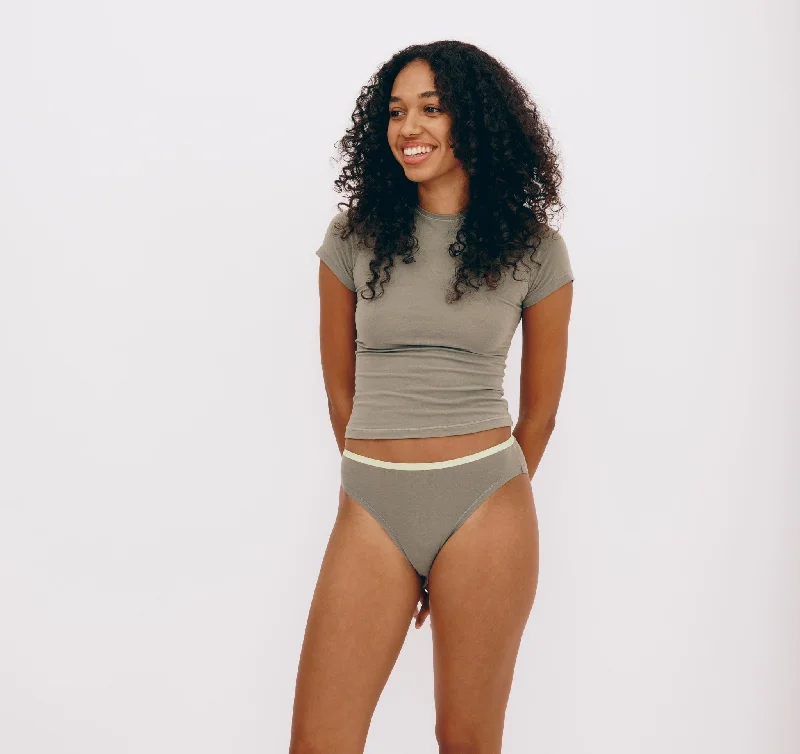 Women's panties for after workout comfort-Core High-Leg Briefs