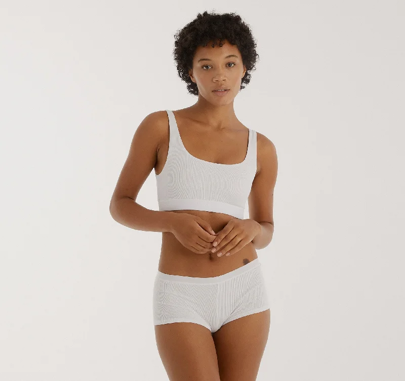 Women's panties for extra tummy shaping and control-Core Rib Shorty