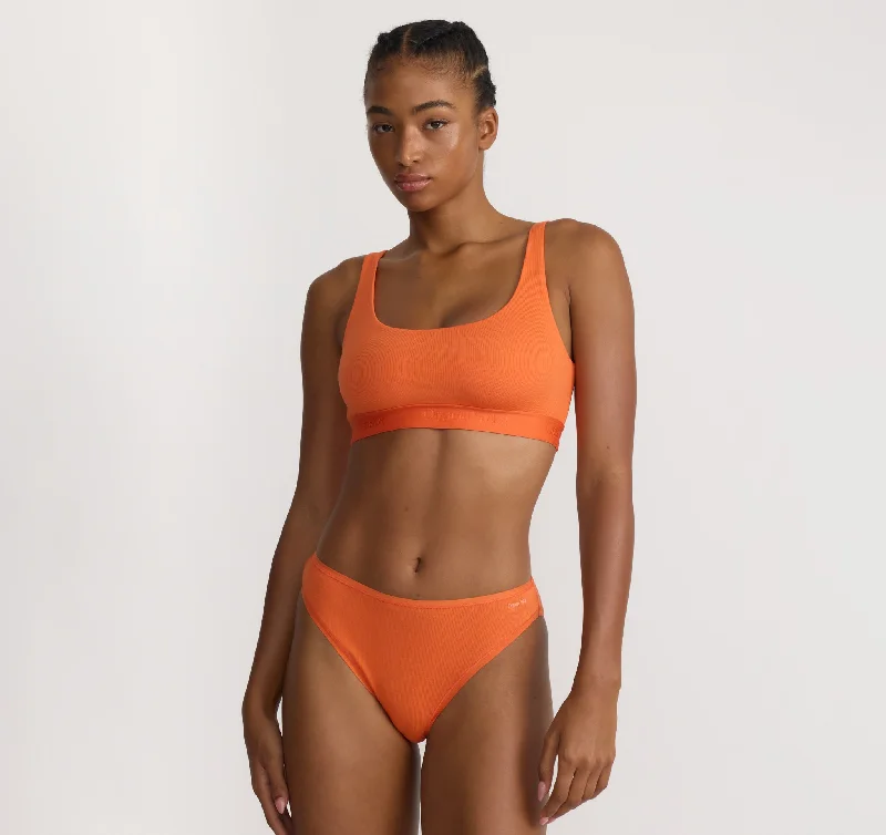 Women's panties with seamless sides for a smooth fit-Core Rib Tank Bralette