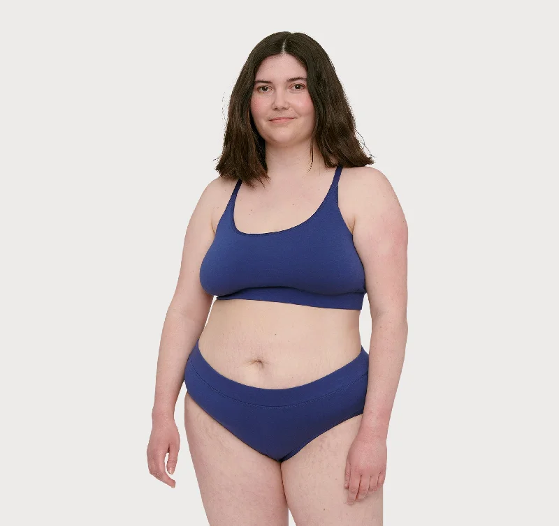 Women's panties with silk-like finish for smooth feel-Core Basic Bra