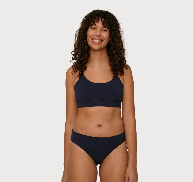 Satin panties for evening style-Core Basic Bra