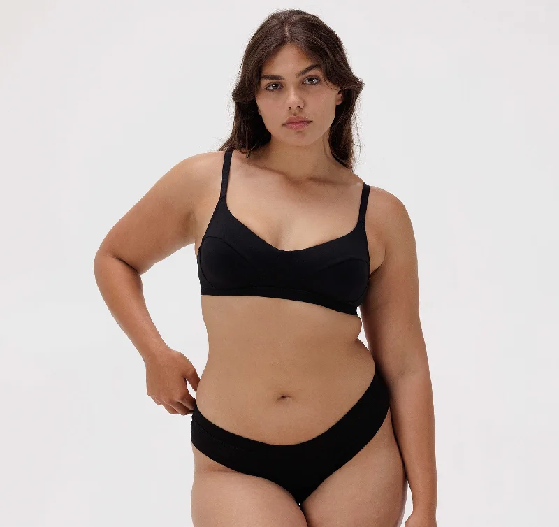 Women's panties with no-show lace design for invisible wear-Core Classic Bra