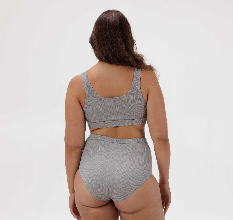 Women's panties with extra padding for support-True Rib Super High-Rise Briefs 2-Pack